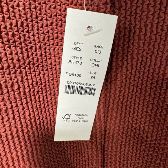 J.Crew classic scrunchie one piece nwt size 24 - Picture 6 of 7